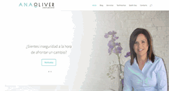 Desktop Screenshot of anaoliver.es